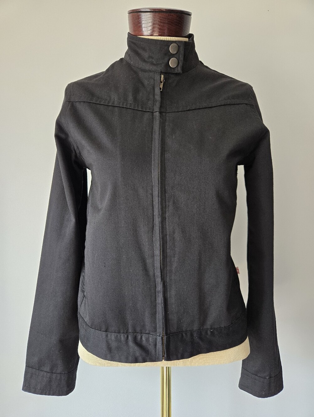 Milk 4 Lightweight Black Cotton Jacket. Size XS
